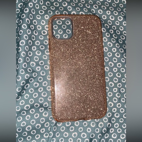 Glittery Gold IPhone 11 Phone Case - Picture 1 of 2